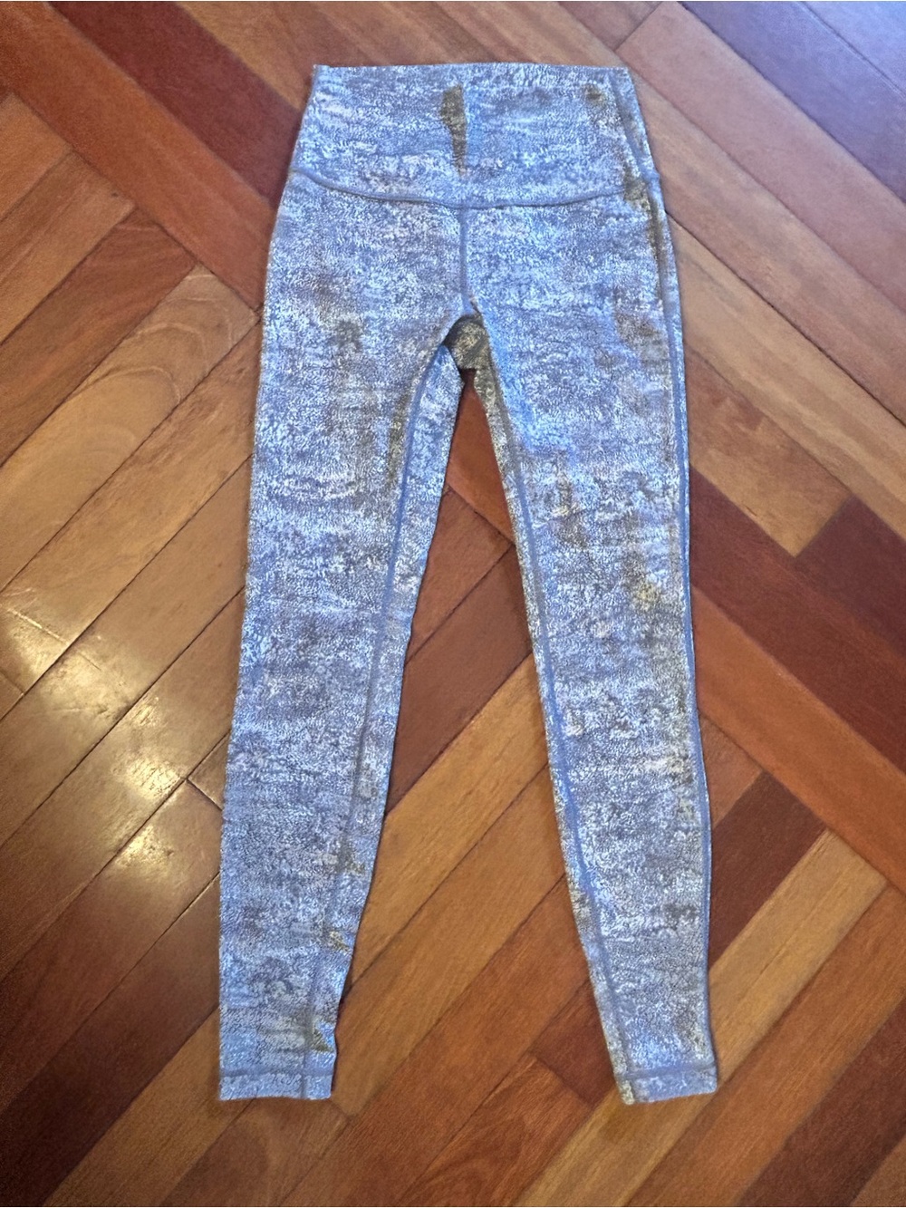 lululemon athletica Marled Light Gray High-Rise Leggings
